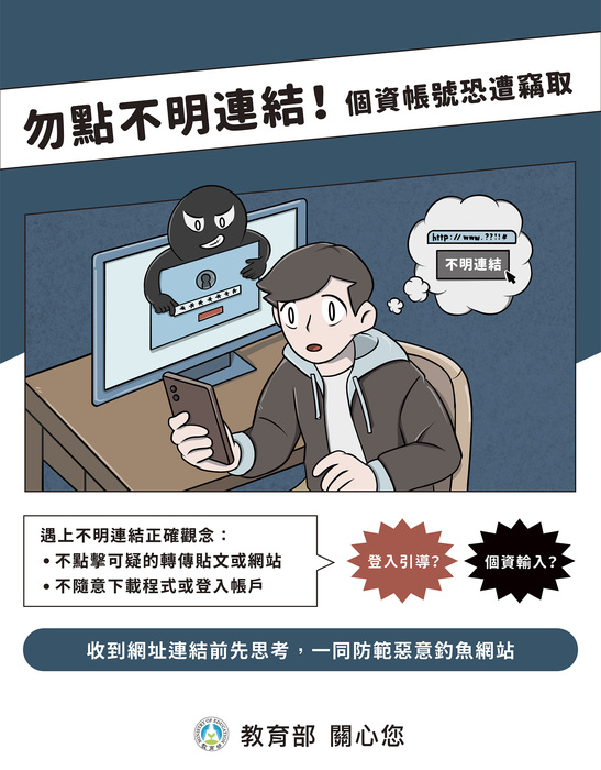 不明連結網路詐騙